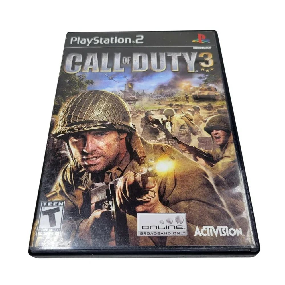 Call of Duty 3 (Sony PlayStation 2, 2006) with Booklet